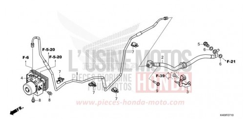 HINTERE BREMSLEITUNG/BREMSSCHLAUCH NSS125ADN de 2022